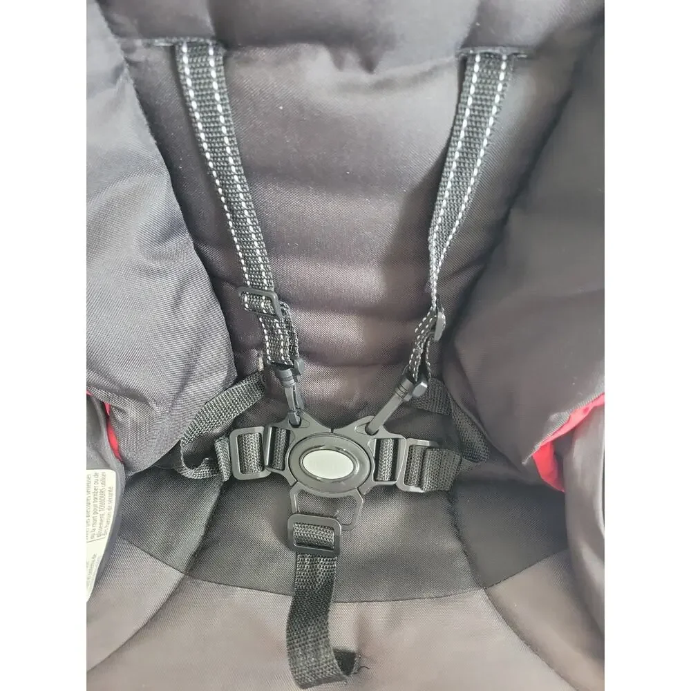 Baby Trend Sit'N Stand Double Stroller Front Seat Cover Belt Straps Red W/Black